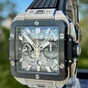 Hublot 42mm Square Bang Titanium &amp; Ceramic &#8211; 2022 Full Set