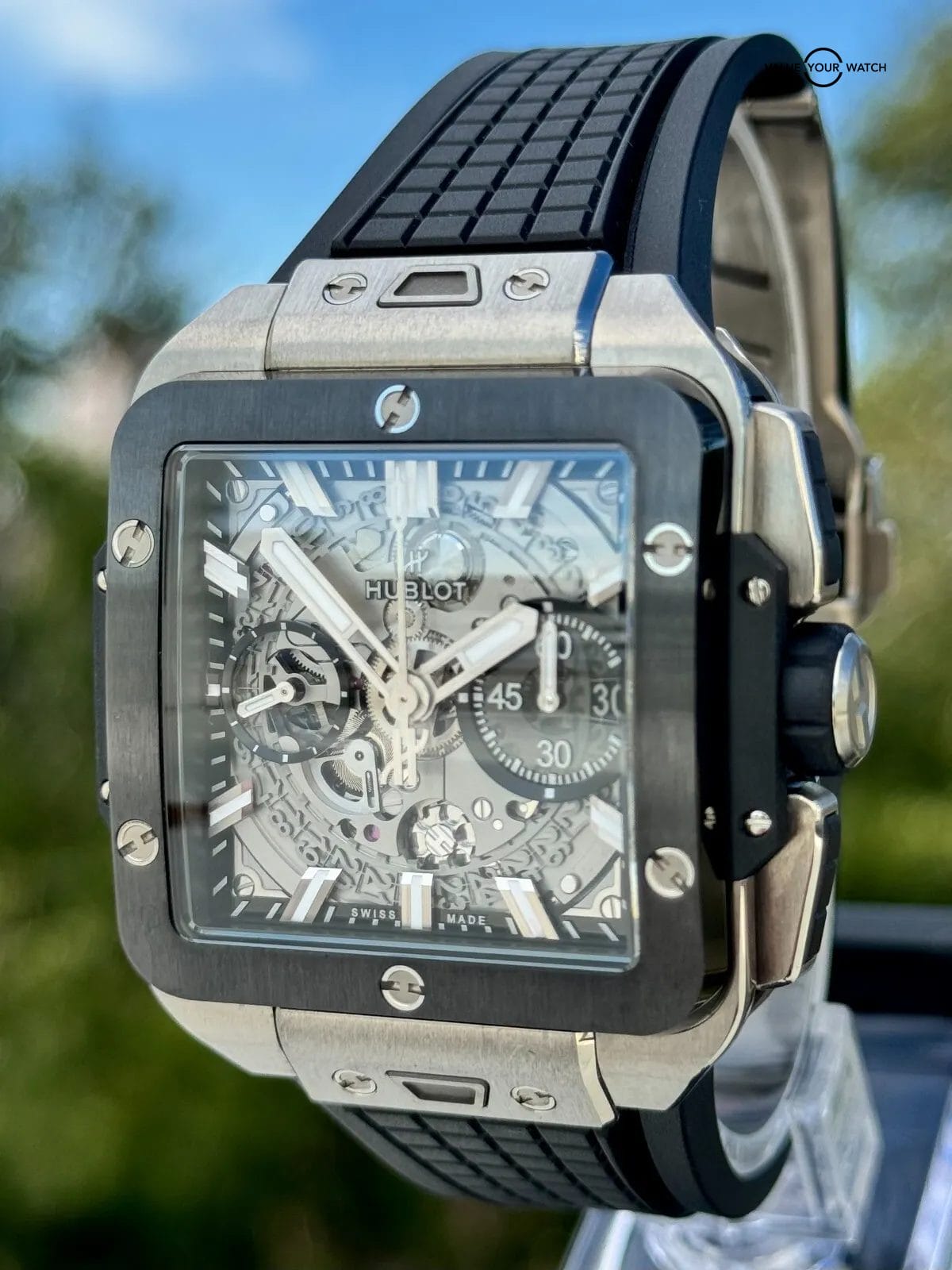 Hublot 42mm Square Bang Titanium & Ceramic - 2022 Full Set