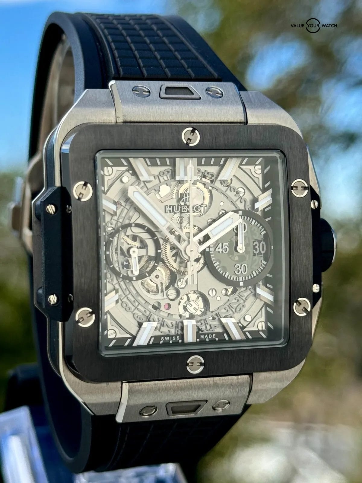 Hublot 42mm Square Bang Titanium & Ceramic - 2022 Full Set - Image 5