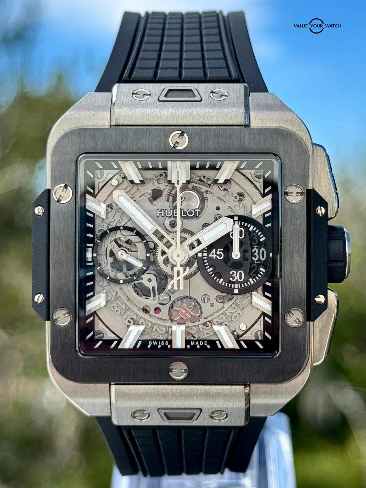 Hublot 42mm Square Bang Titanium & Ceramic - 2022 Full Set - Image 7