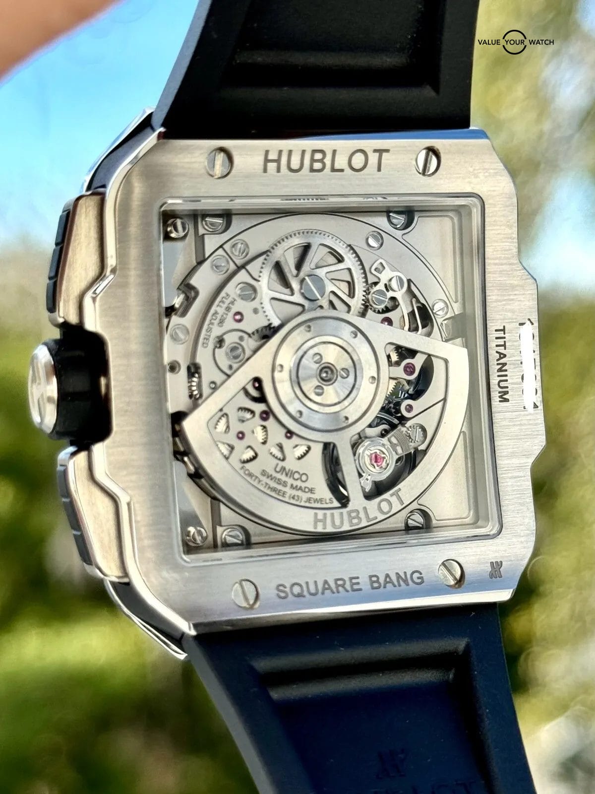 Hublot 42mm Square Bang Titanium & Ceramic - 2022 Full Set - Image 8