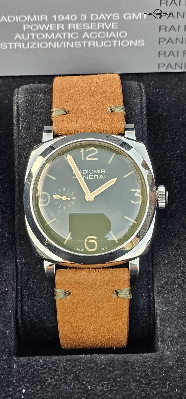 Panerai Radiomir 995 Green Matte PAM00995 Limited EDITION #353/1000 & Ex Straps