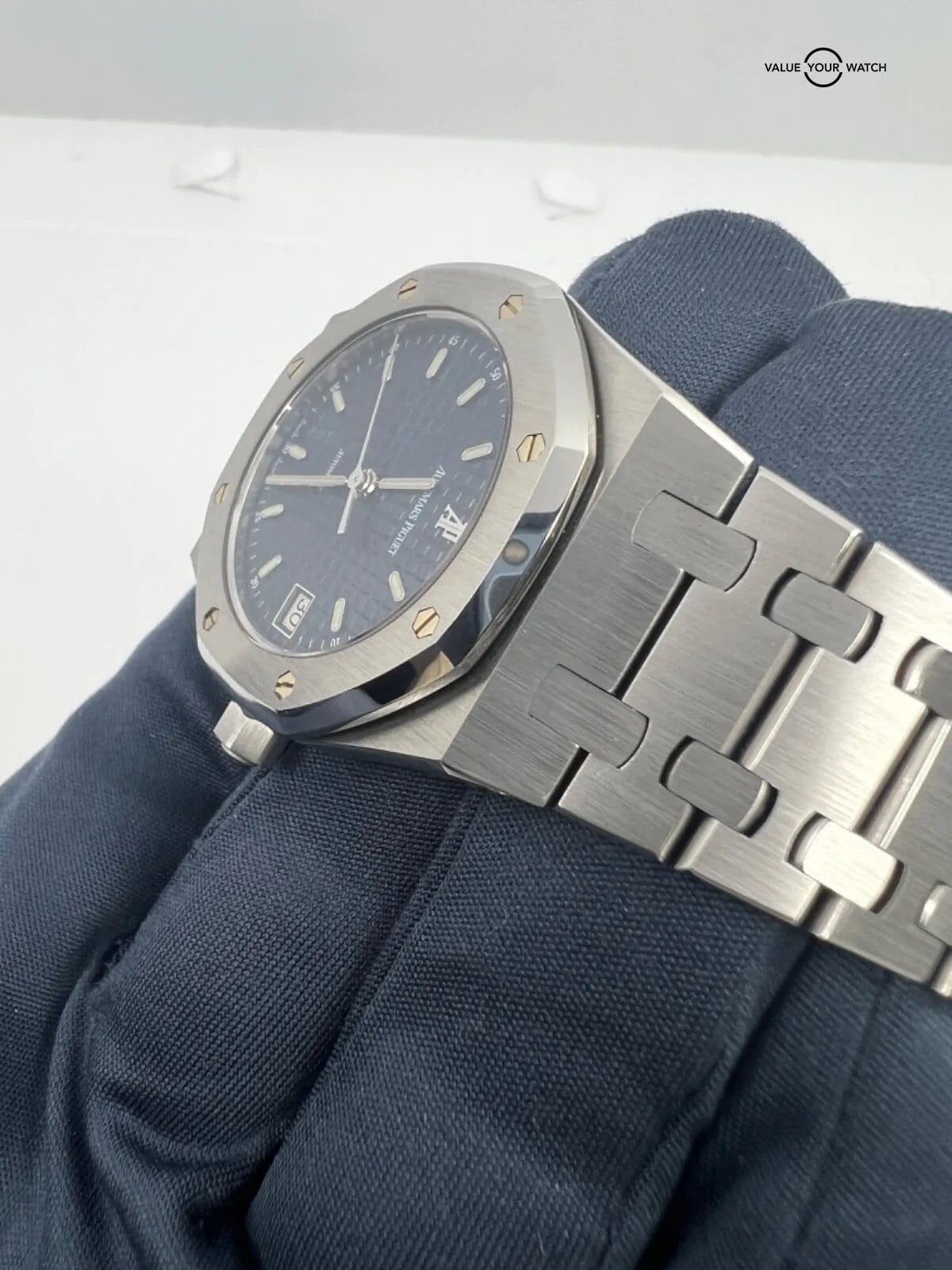 Mint 2023 Factory Serviced 2002 Blue Dial Audemars Piguet AP Royal Oak 14790st - Image 4