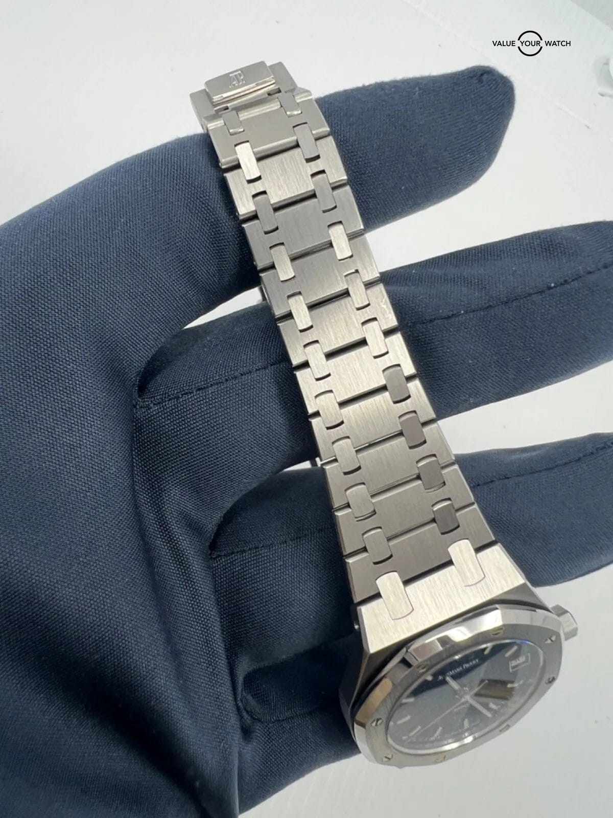 Mint 2023 Factory Serviced 2002 Blue Dial Audemars Piguet AP Royal Oak 14790st - Image 13