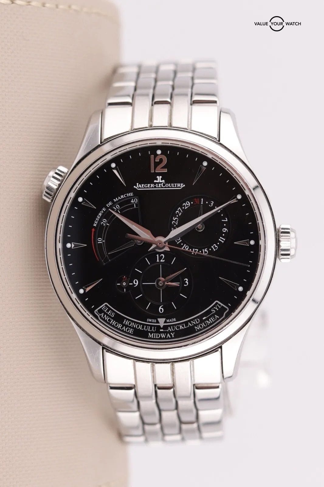Jaeger LeCoultre Master Geographic 39mm | Q1428171 | Watch + Box