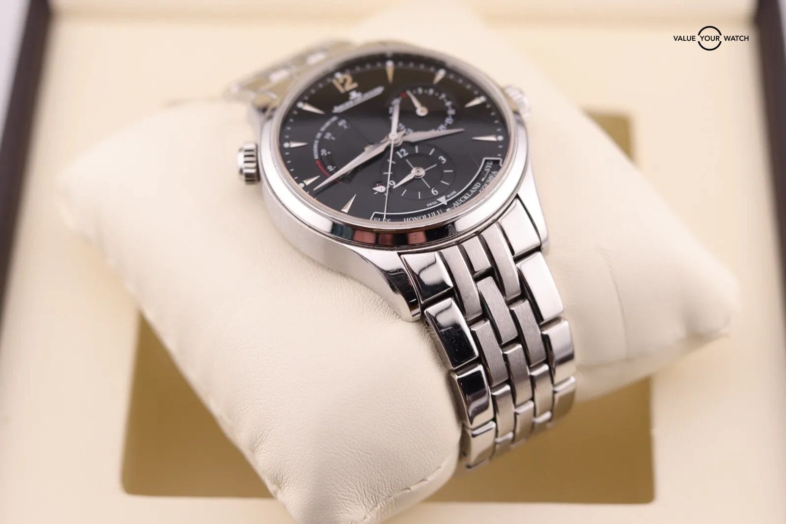 Jaeger LeCoultre Master Geographic 39mm | Q1428171 | Watch + Box - Image 5