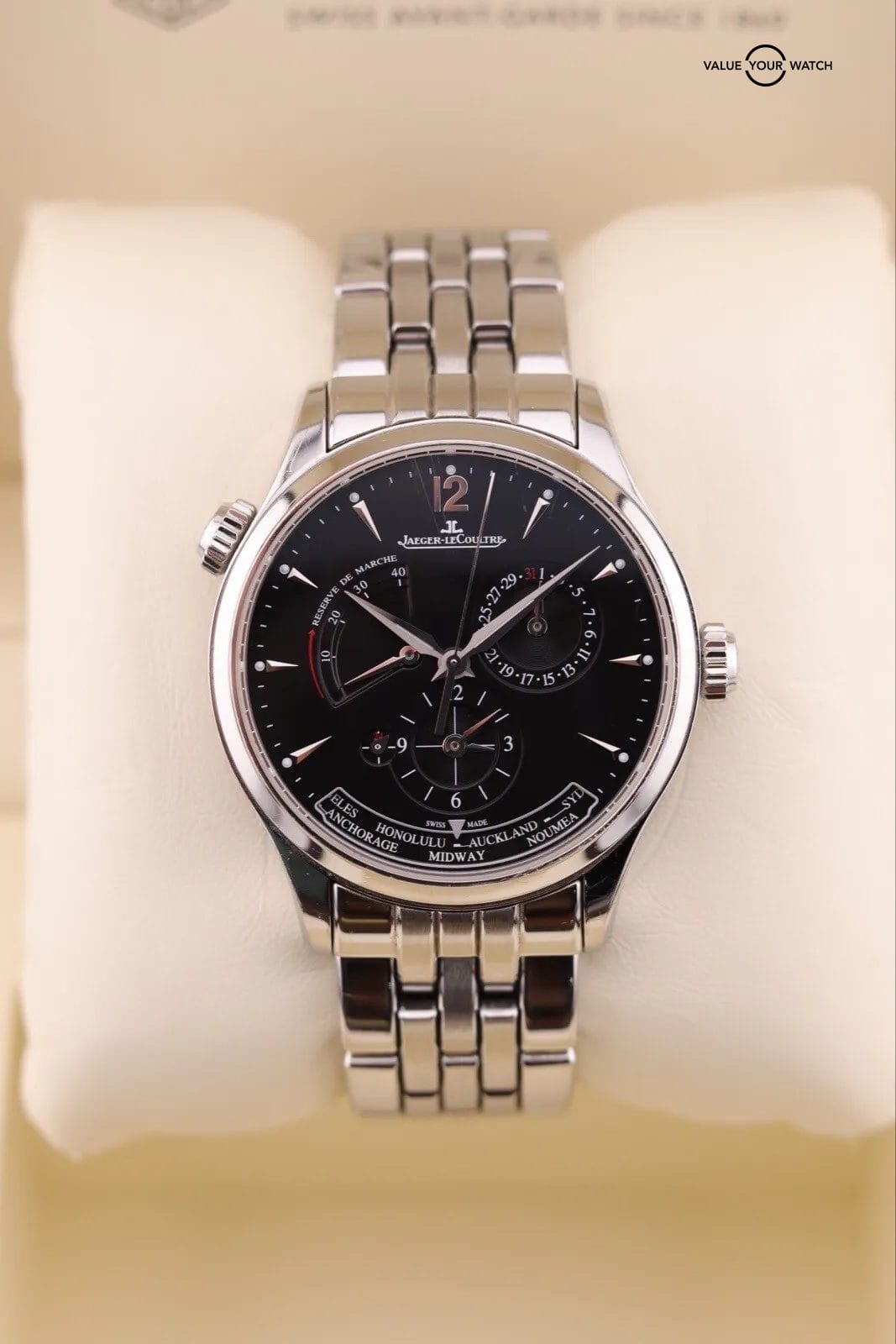 Jaeger LeCoultre Master Geographic 39mm | Q1428171 | Watch + Box - Image 6