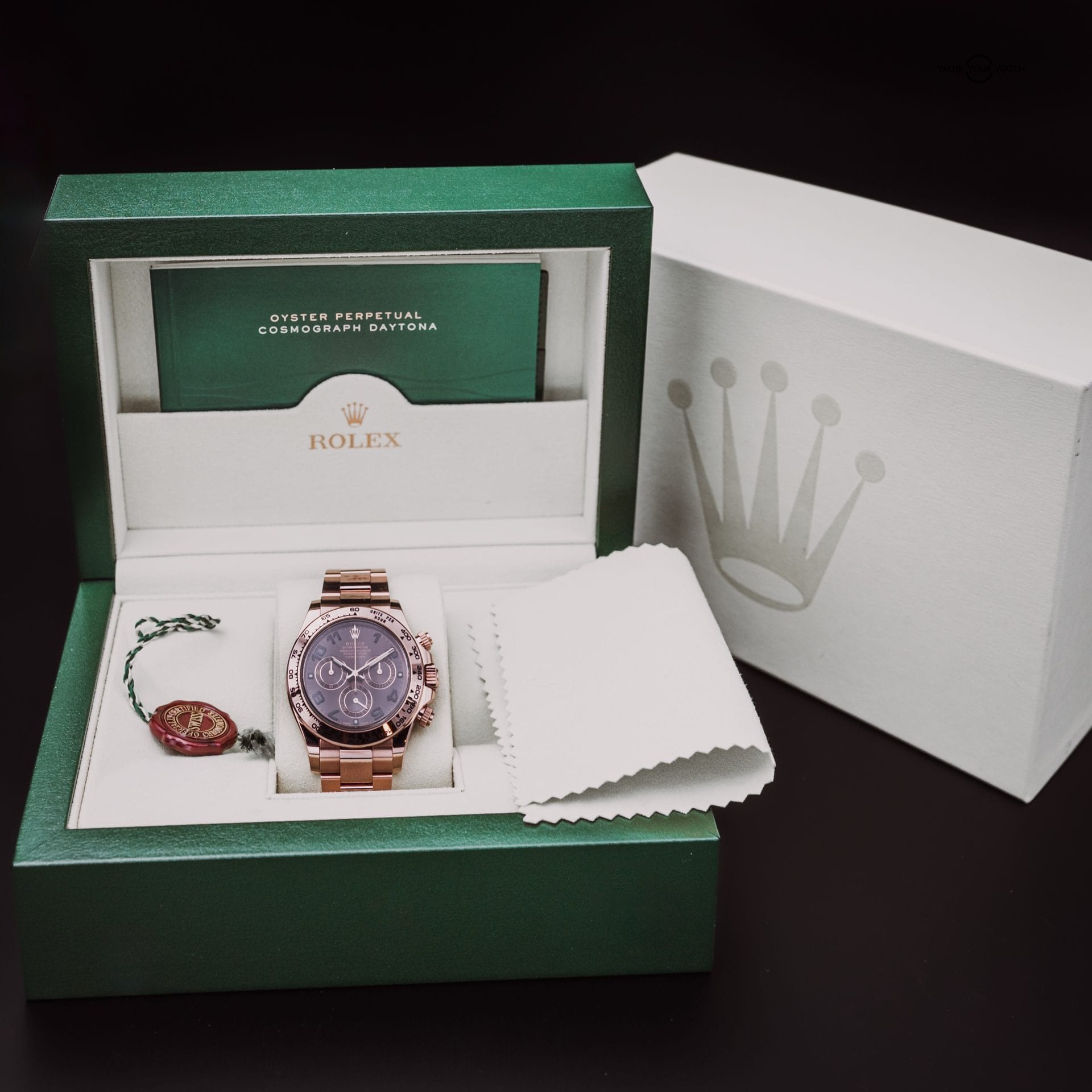 Rolex Daytona 116505 Chocolate Arabic Everose Rose Gold Oyster Bracelet (Discontinued) - Image 2