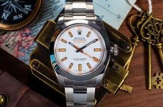 Rolex Milgauss White & Orange Dial 40mm Stainless Steel Automatic Watch 116400