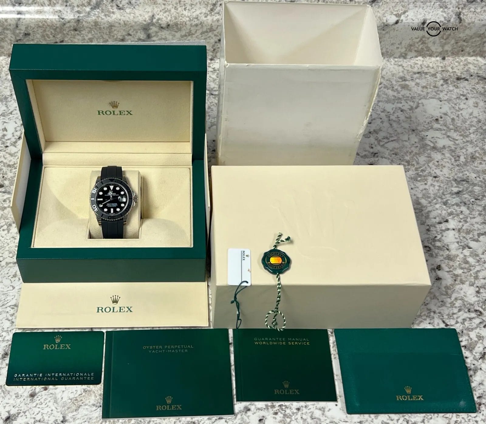 Rolex Yacht-Master 42 226659 18K White Gold Oysterflex 2021 BOXES/PAPERS! - Image 8