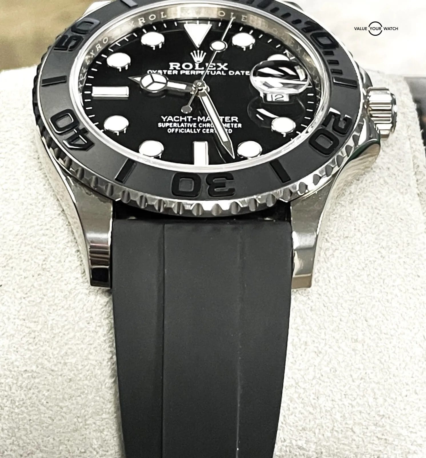 Rolex Yacht-Master 42 226659 18K White Gold Oysterflex 2021 BOXES/PAPERS! - Image 15