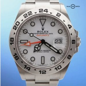 Rolex Explorer II 226570 42MM POLAR WHITE Stainless Steel 2021 BOXES/PAPERS!