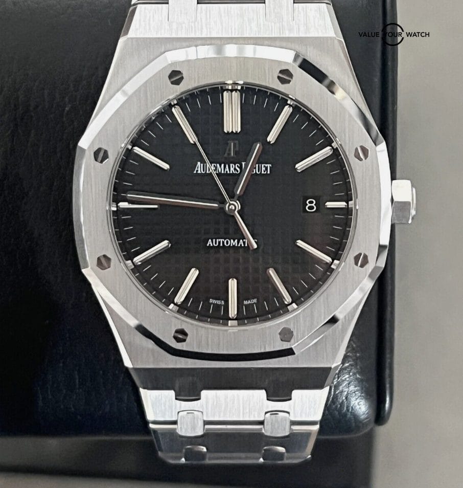 Audemars Piguet Royal Oak Auto Steel Mens Bracelet Watch 15400ST