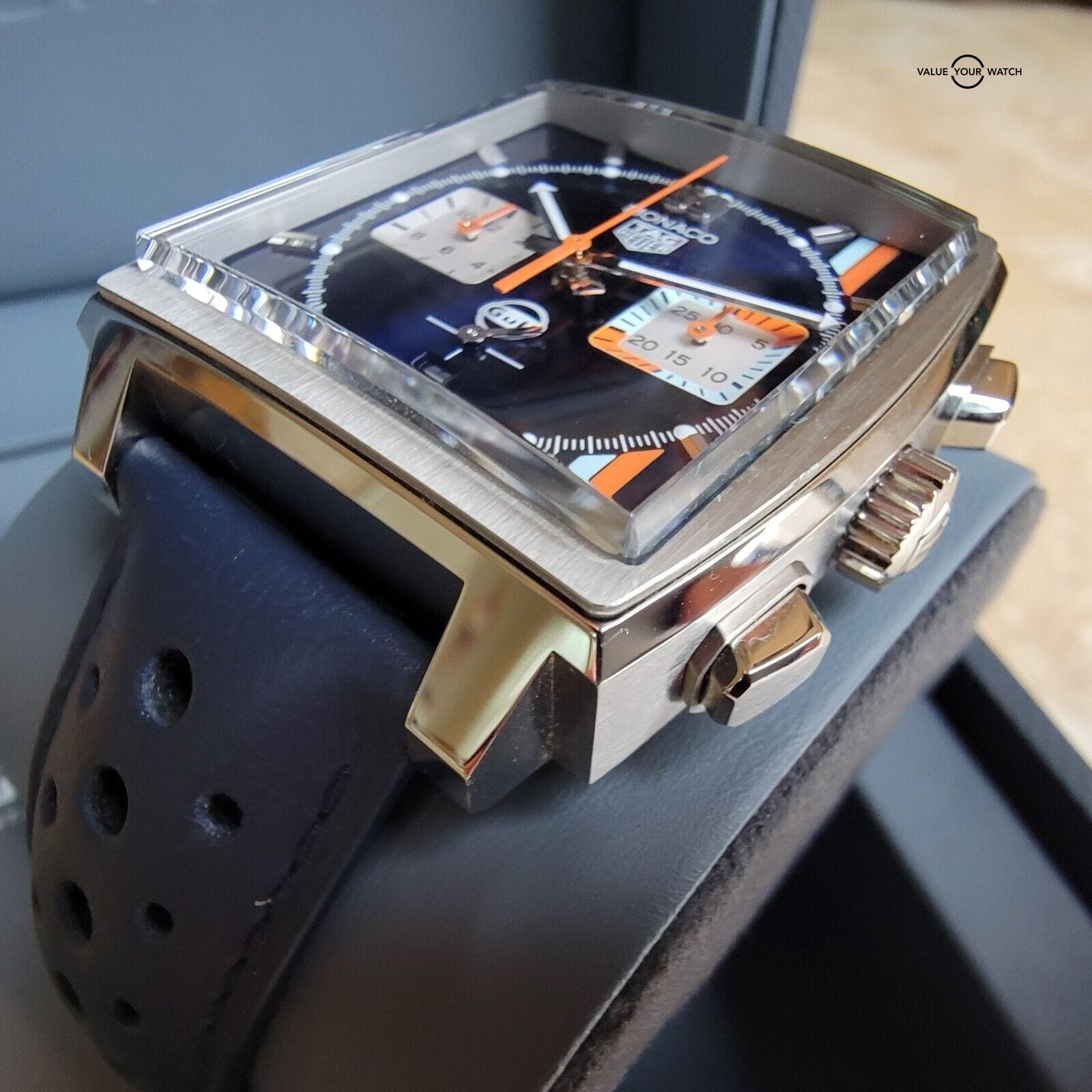 TAG Heuer Monaco Blue Men's Watch - CBL2115.FC6494 - Image 10