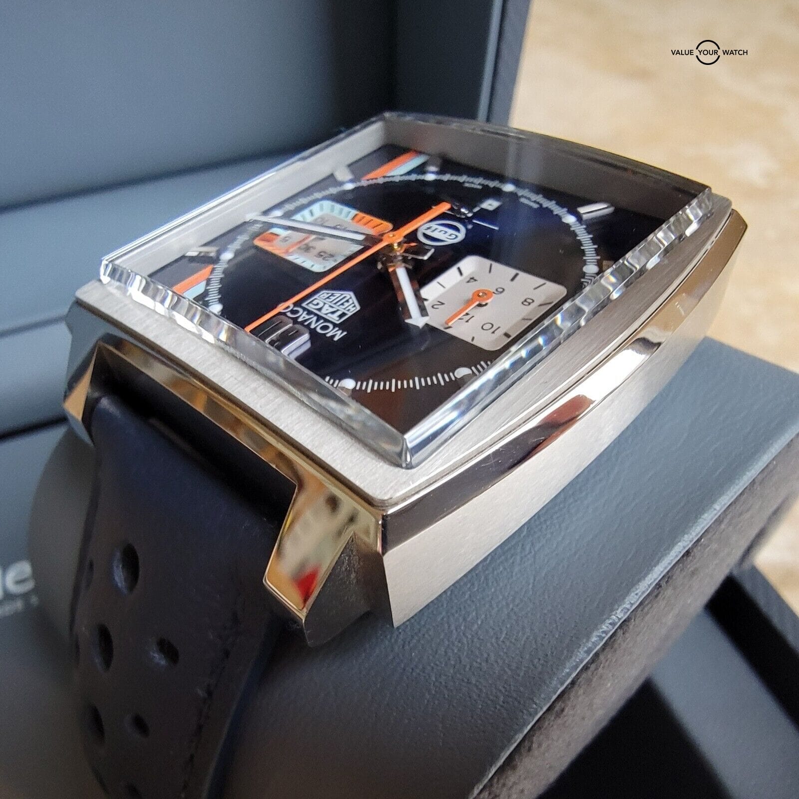 TAG Heuer Monaco Blue Men's Watch - CBL2115.FC6494 - Image 12