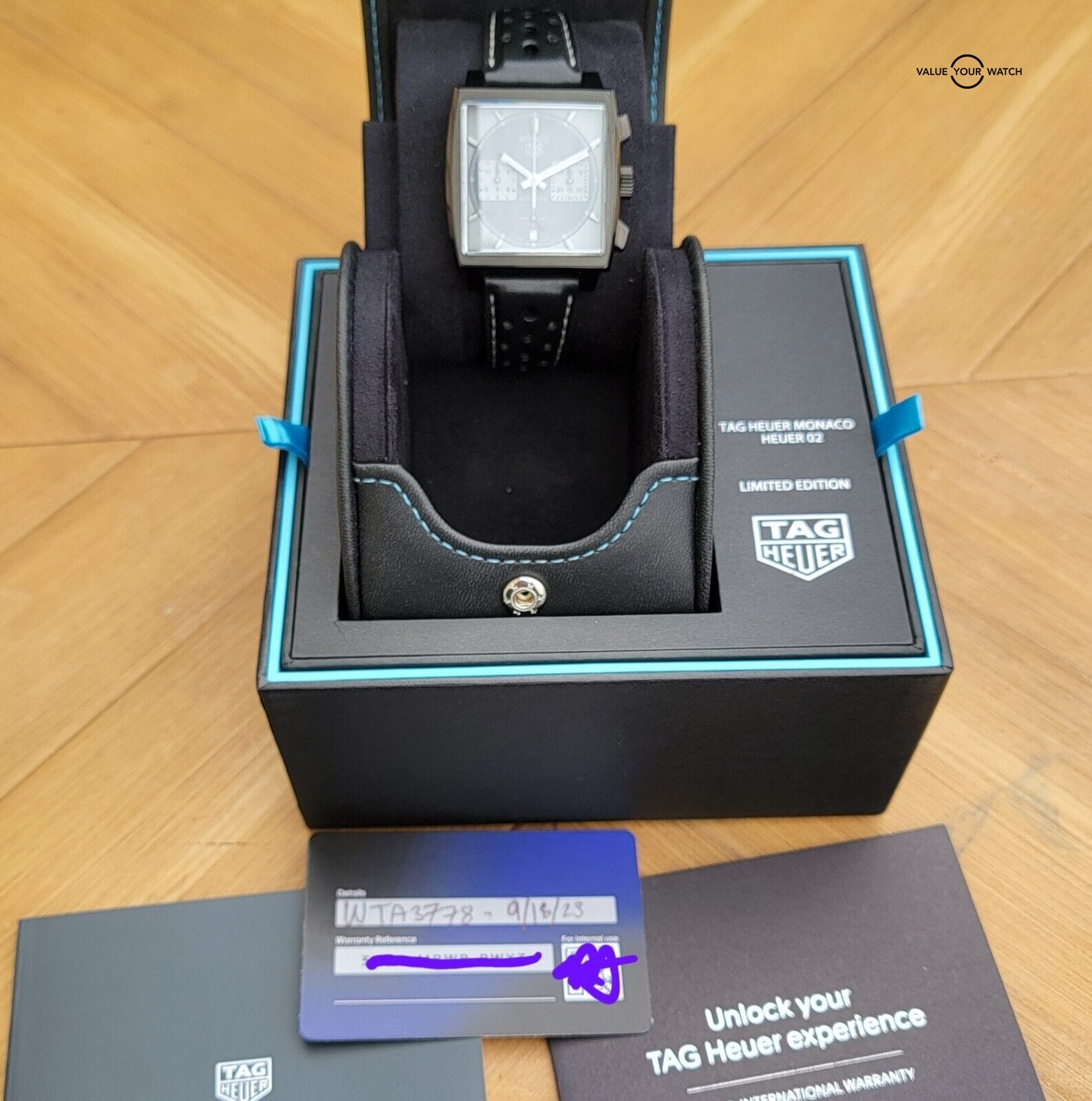 TAG Heuer MONACO Night Driver Limited Edition, Titanium DLC! Outstanding Lume! - Image 3
