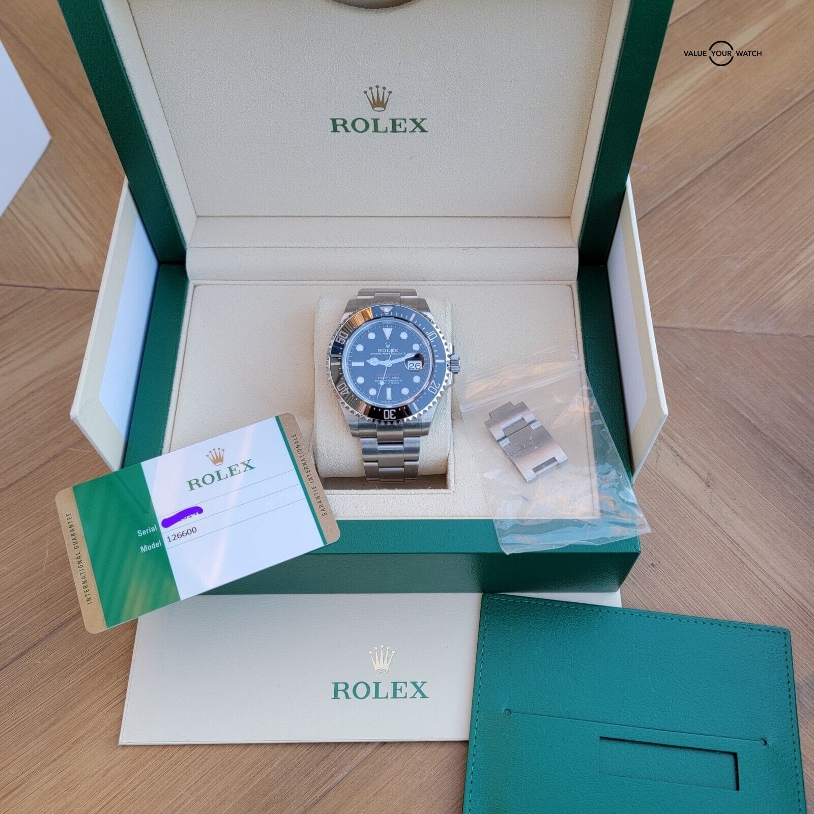 Rolex Sea-Dweller 43mm SD43 126600, 50th Anniversary Red Letter Full Set 2019! - Image 3