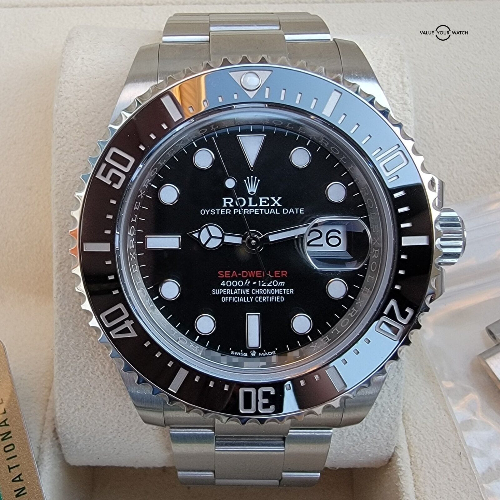 Rolex Sea-Dweller 43mm SD43 126600, 50th Anniversary Red Letter
