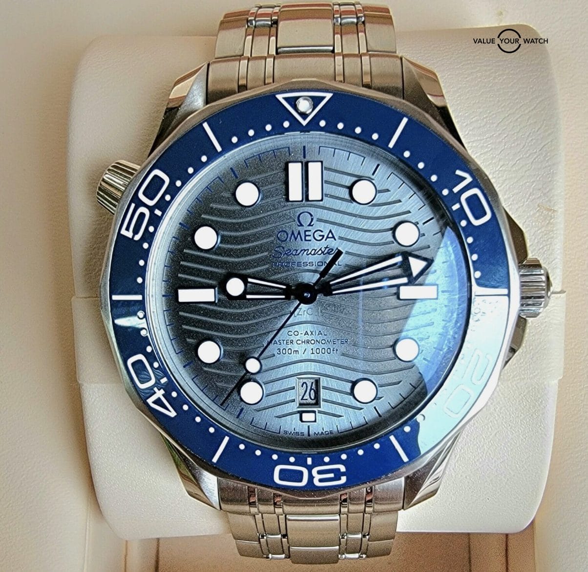 OMEGA Seamaster Ceramic 300m Grey and Blue ref: 210.30.42.20.06.001 - Image 11