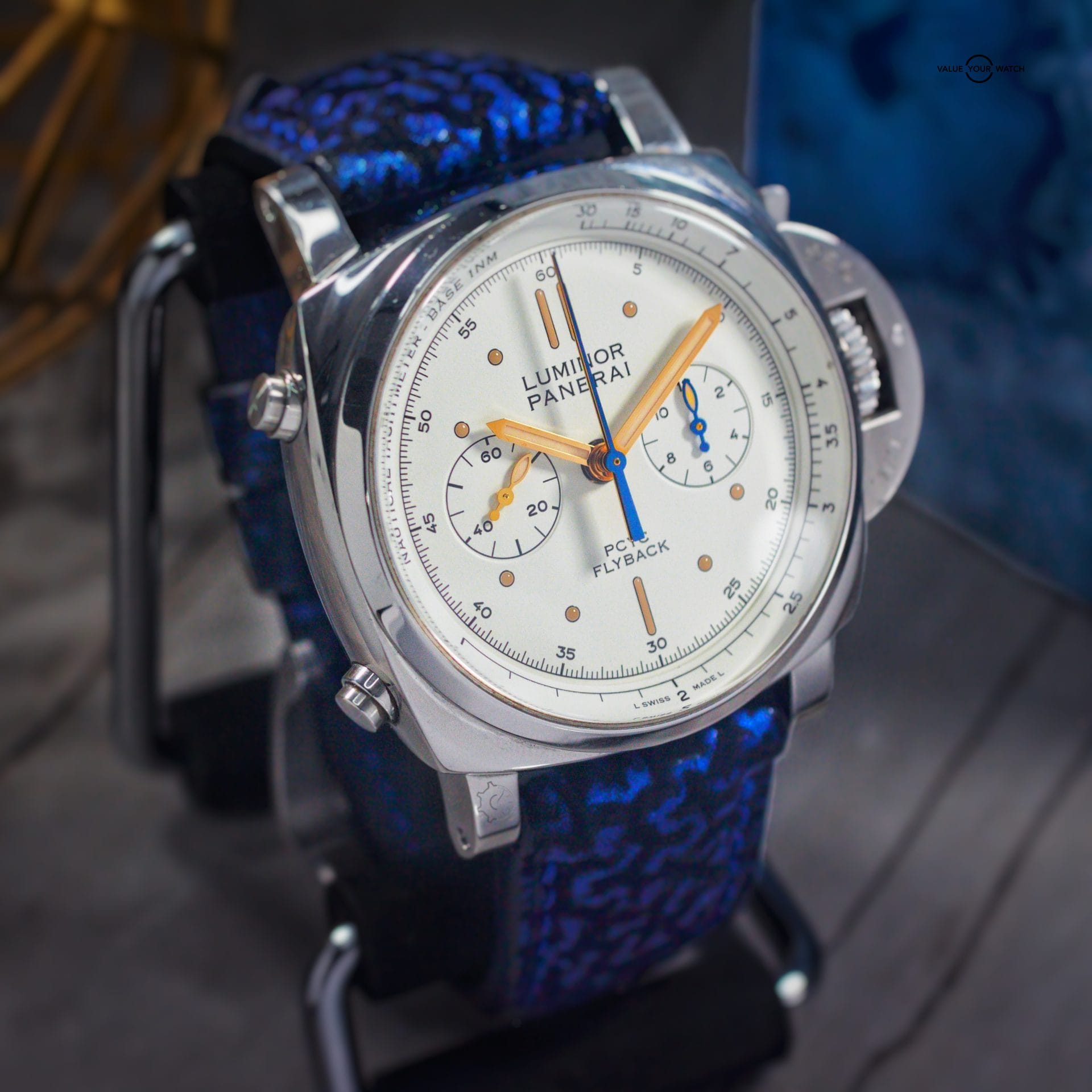 Panerai Luminor 1950 3 Days Flyback Chrono Yachts Challenge 44 PCYC Ivory Dial PAM654 PAM00654 - Image 6