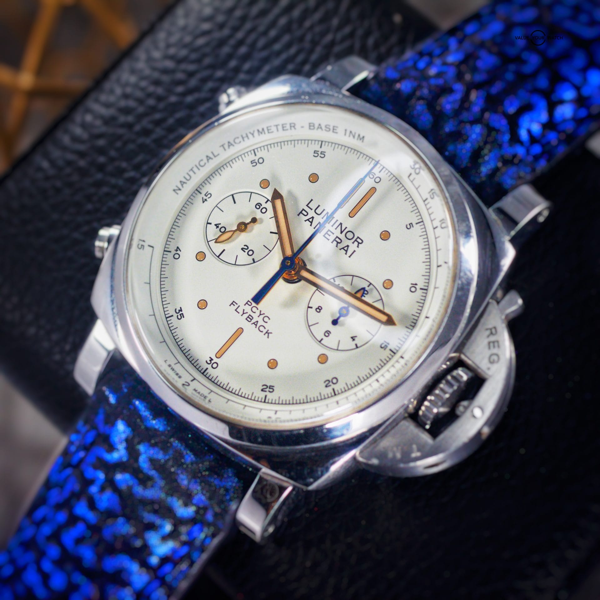 Panerai Luminor 1950 3 Days Flyback Chrono Yachts Challenge 44 PCYC Ivory Dial PAM654 PAM00654 - Image 4