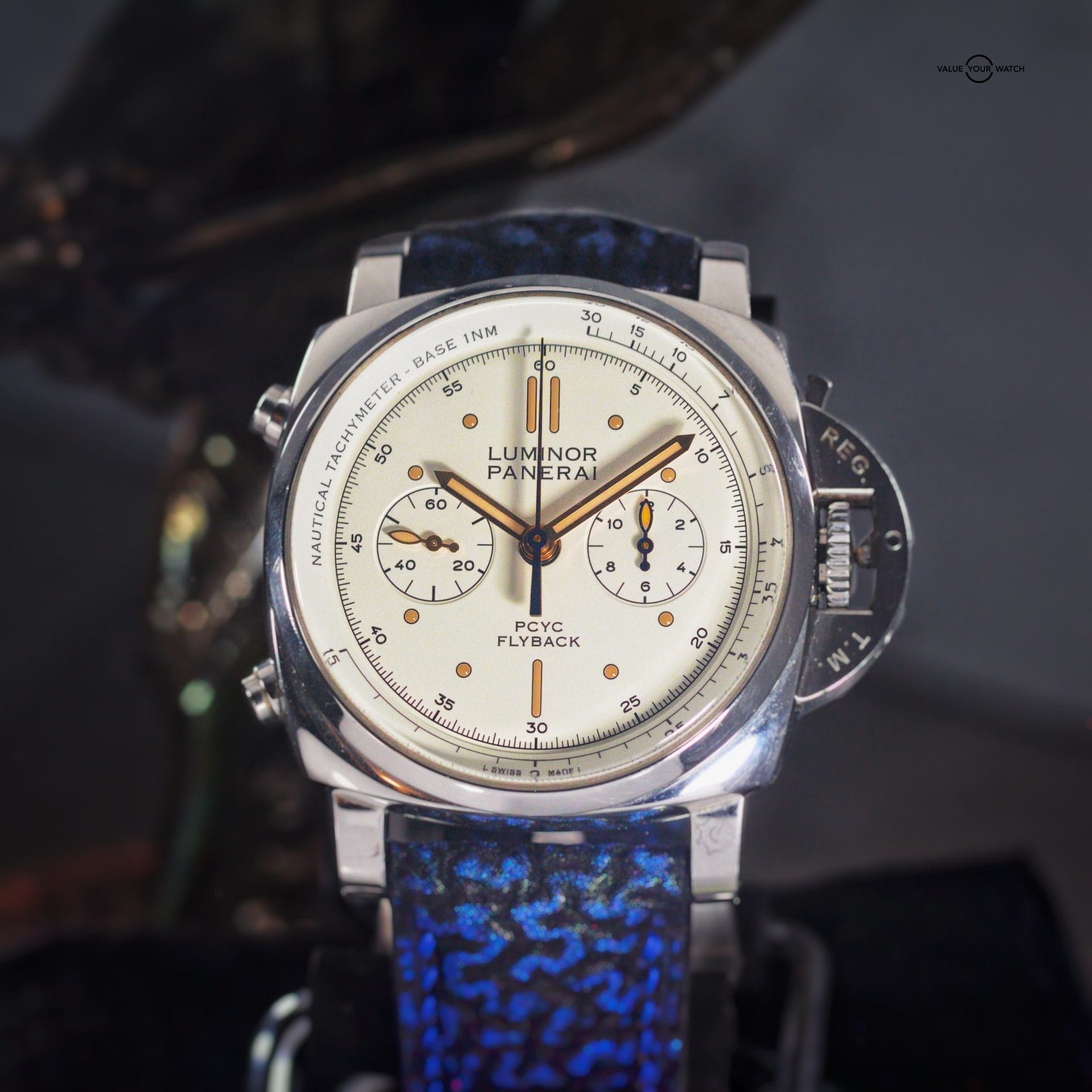 Panerai Luminor 1950 3 Days Flyback Chrono Yachts Challenge 44 PCYC Ivory Dial PAM654 PAM00654 - Image 3