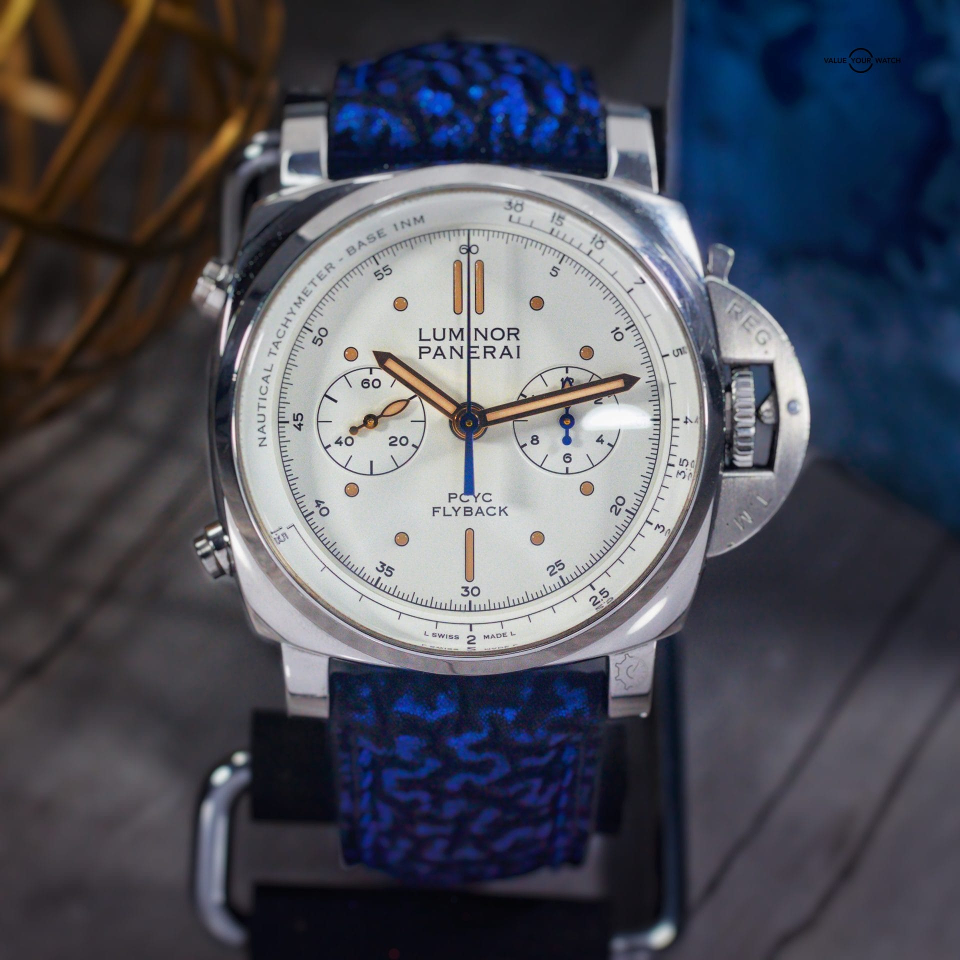 Panerai Luminor 1950 3 Days Flyback Chrono Yachts Challenge 44 PCYC Ivory Dial PAM654 PAM00654 - Image 2