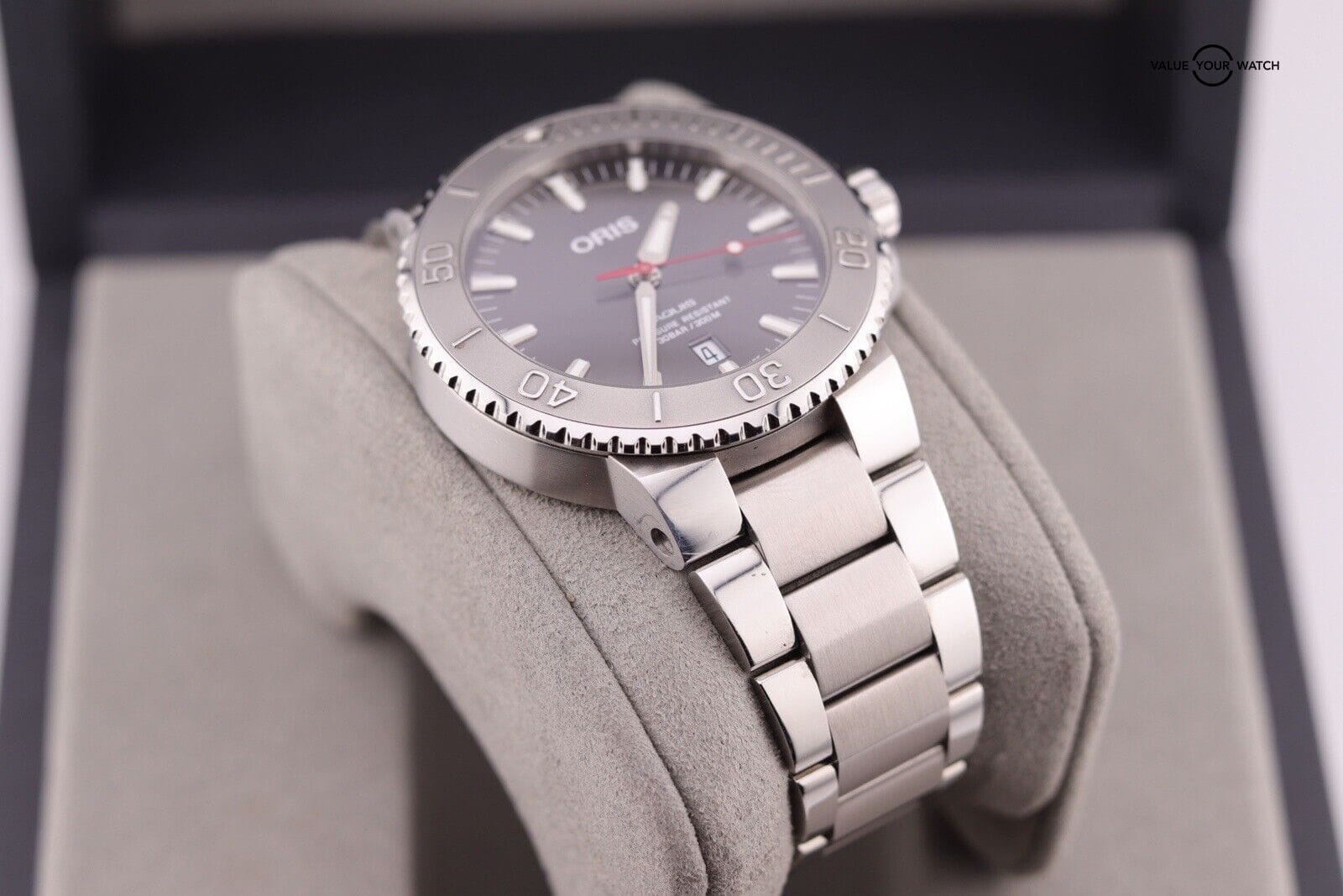 Oris Aquis Relief Gray Men's Watch - 01 733 7730 4153-07 8 24 05PEB - Image 7