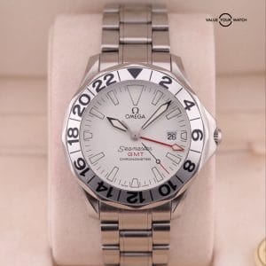 OMEGA Seamaster 300m GMT Great White Men’s Watch – 2538.20 – Complete