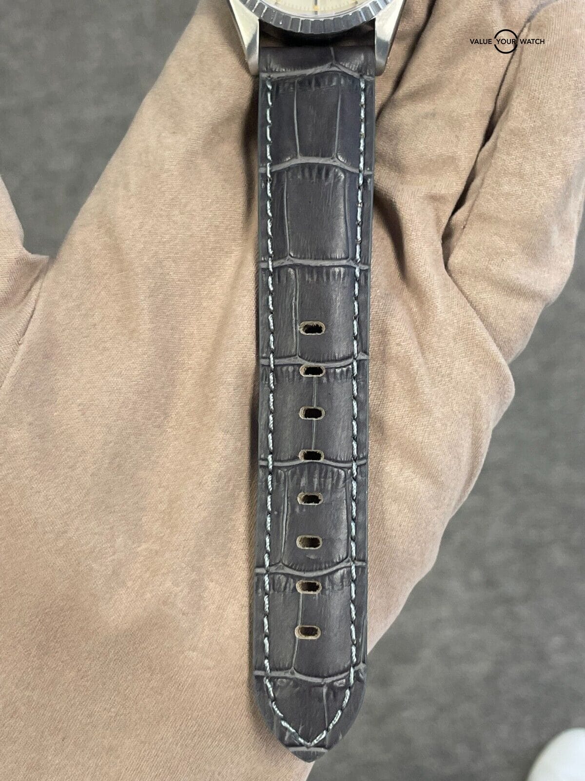 Rolex Datejust 16030 Silver Dial Stainless Steel Engine Turned Bezel! - Image 10