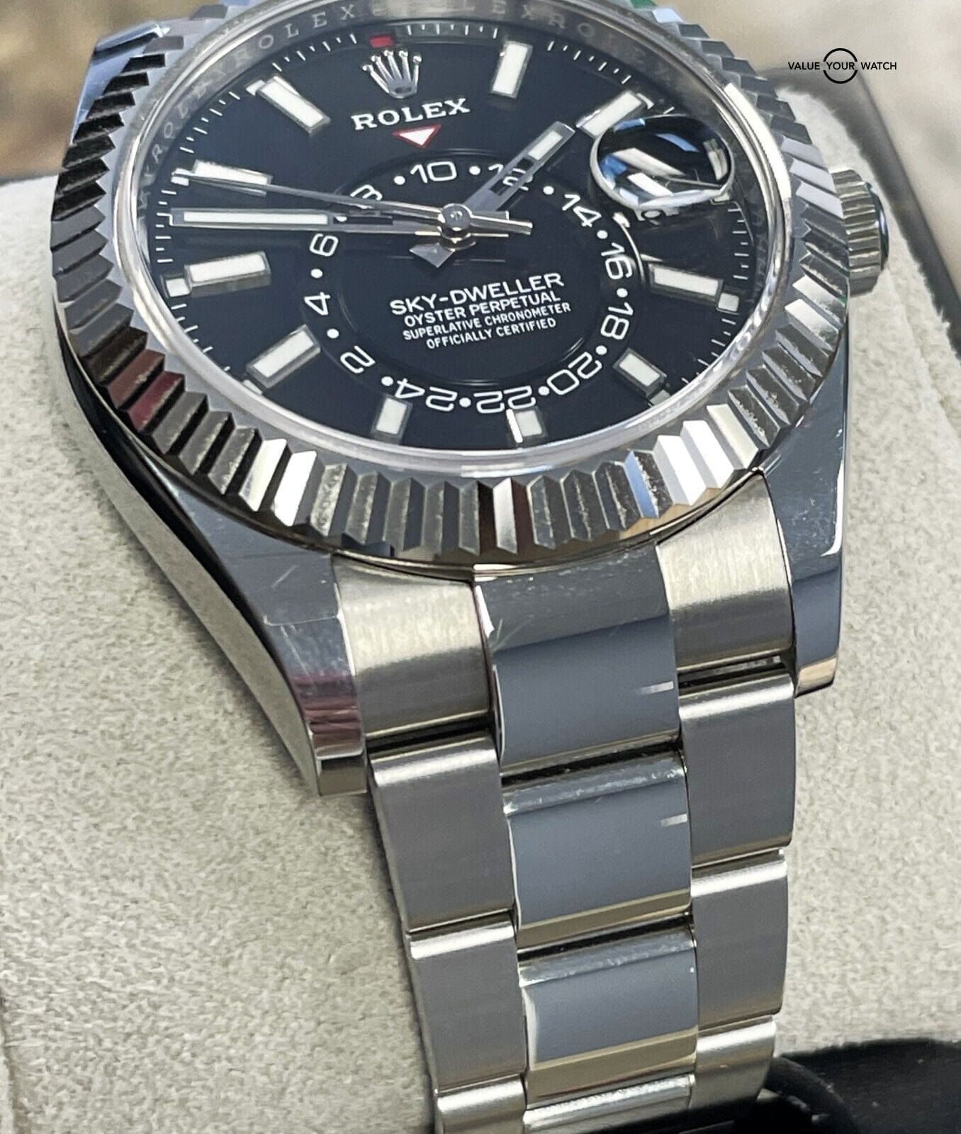 Rolex Sky-Dweller 42mm 326934 Black Dial Stainless Steel Boxes/Papers! - Image 11