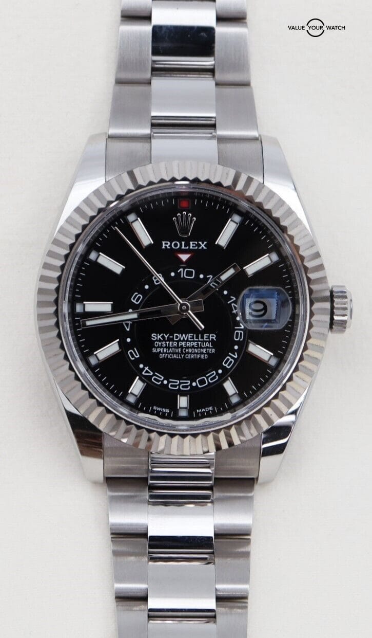 Rolex Sky-Dweller 42mm 326934 Black Dial Stainless Steel Boxes/Papers! - Image 7