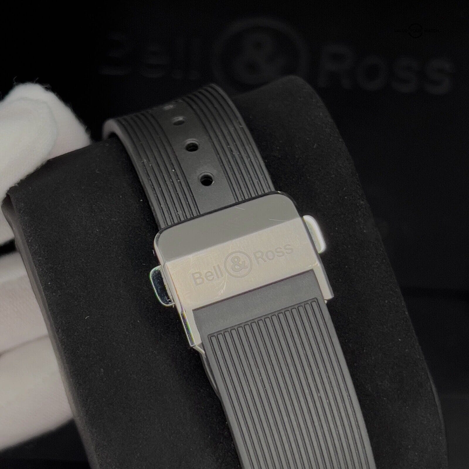 Bell & Ross BR05 GMT Black Dial Orange accent 41mm Box & Papers BR05G-BL-ST/SRB - Image 8