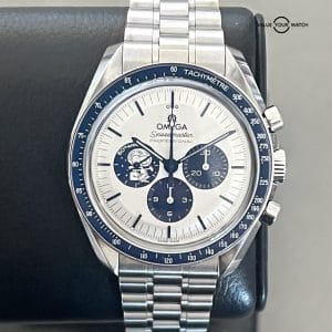 Omega Speedmaster SILVER SNOOPY AWARD BLUE 310.32.42.50.02.001 W/ OEM Bracelet