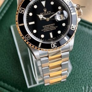 Rolex Submariner 16613LN Two Tone Black Dial | Gold Clasp | 1 Owner| Original receipt | Box & Papers