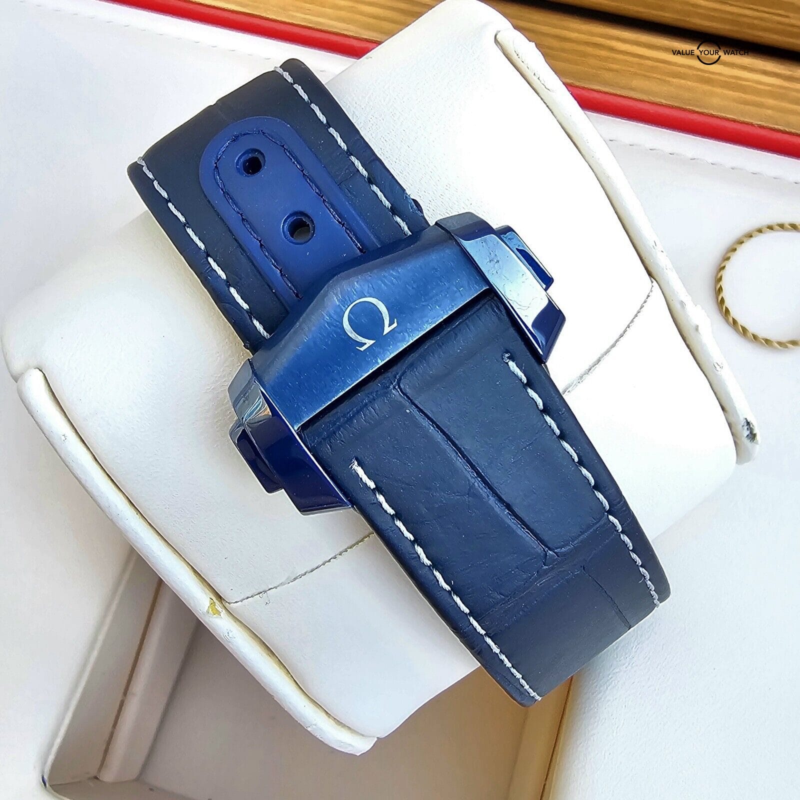 OMEGA Speedmaster Moonphase Blue Side Of The Moon Ceramic! Full Set 2018 ~MINT~ - Image 7