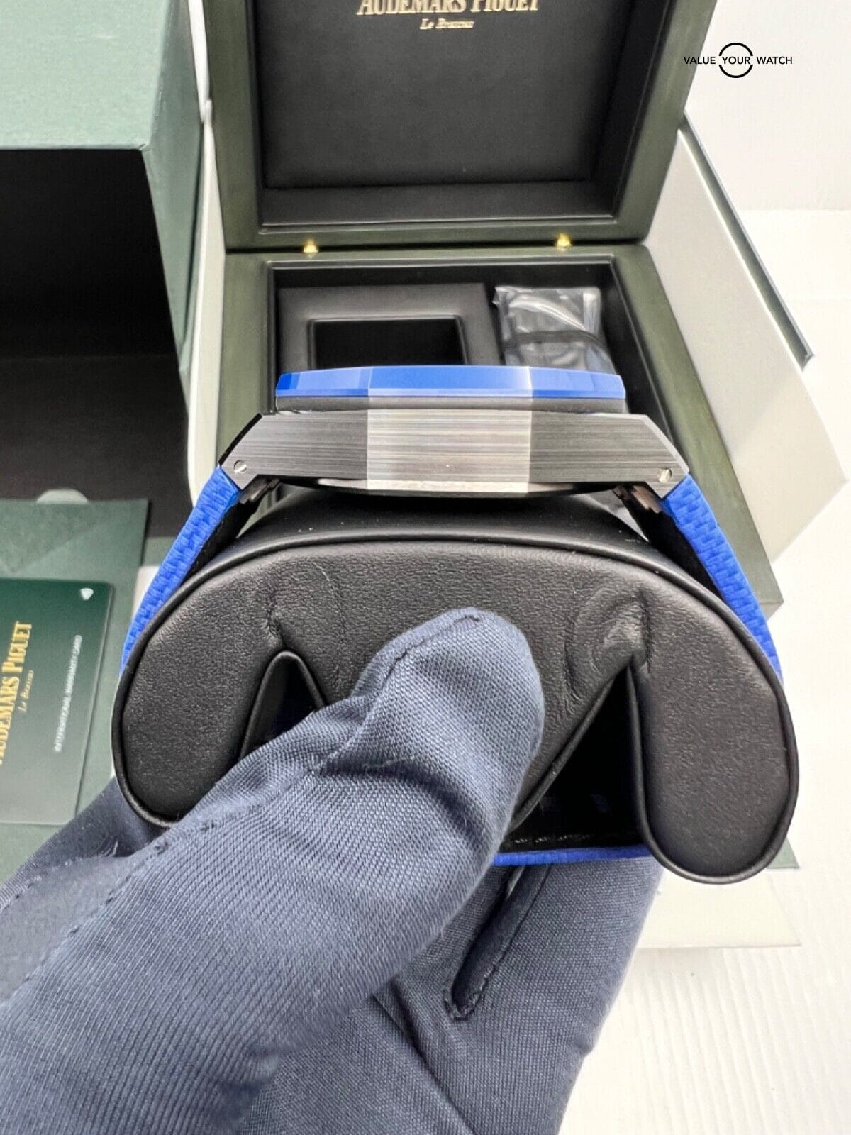 2023 Unworn Blue Black Ceramic Audemars Piguet Royal Oak Offshore 43mm Complete - Image 6