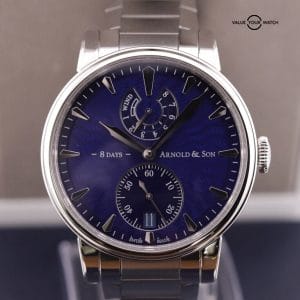 Arnold & Son 8 Days Royal Navy | 1EDAS.U01A | Box & Papers | Blue Dial