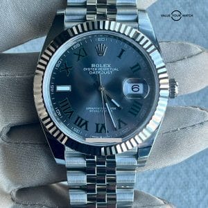 2024 Rolex Datejust 126334 41mm Wimbledon Dial Jubilee Bracelet Fluted Bezel