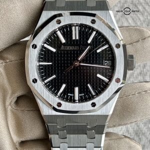 2023 Audemars Piguet Royal Oak Black Dial Brand New Complete – 15510ST