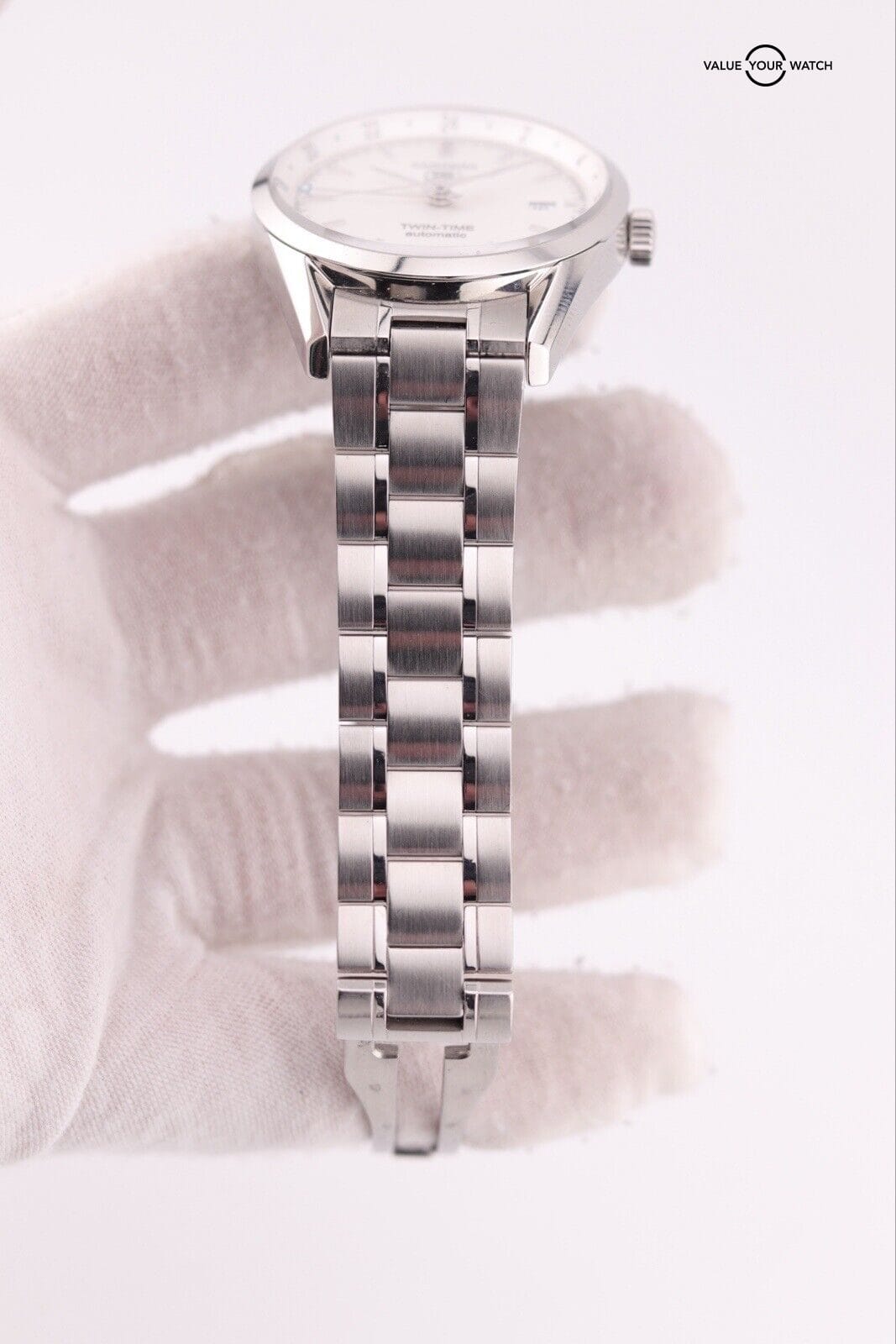 TAG Heuer Carrera Twin-Time GMT White Men's Watch - WV2116-0 - Image 5