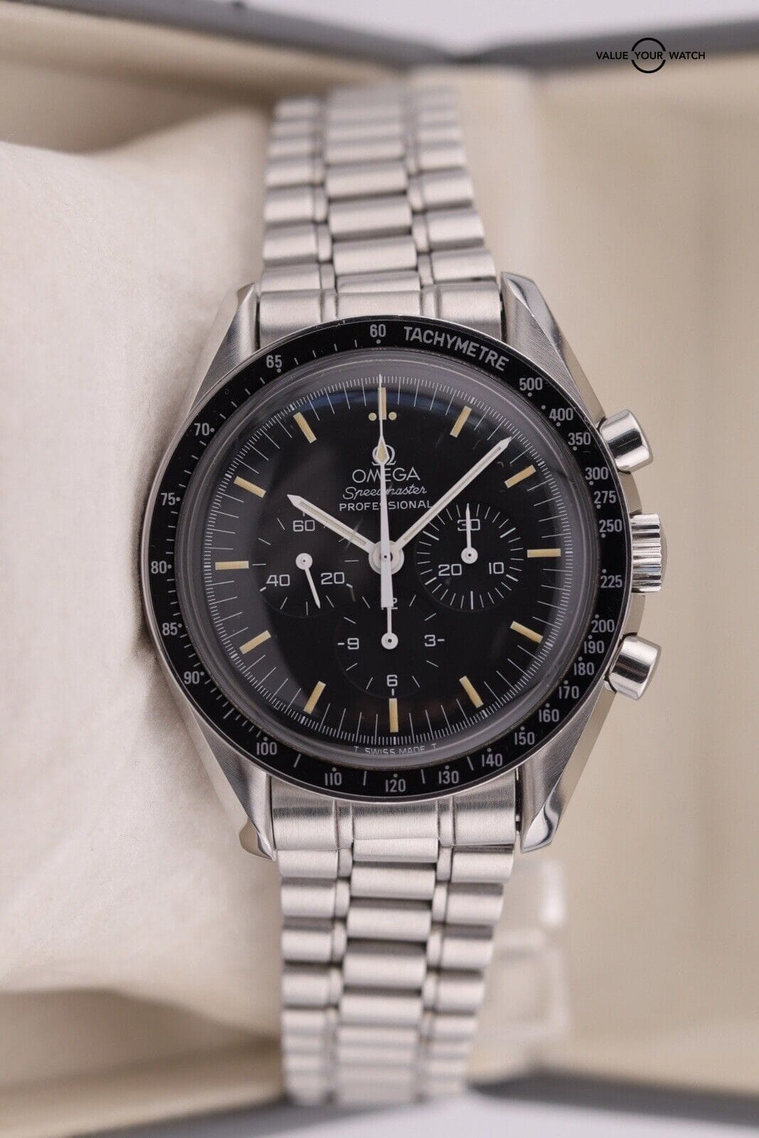 OMEGA Speedmaster Moonwatch Tritium Dial | 3590.50 Cal 861 | Box and Papers