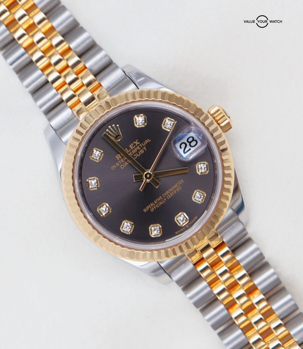 Rolex Datejust 31 278273 Grey Diamond Dial Boxes/Papers! - Image 8