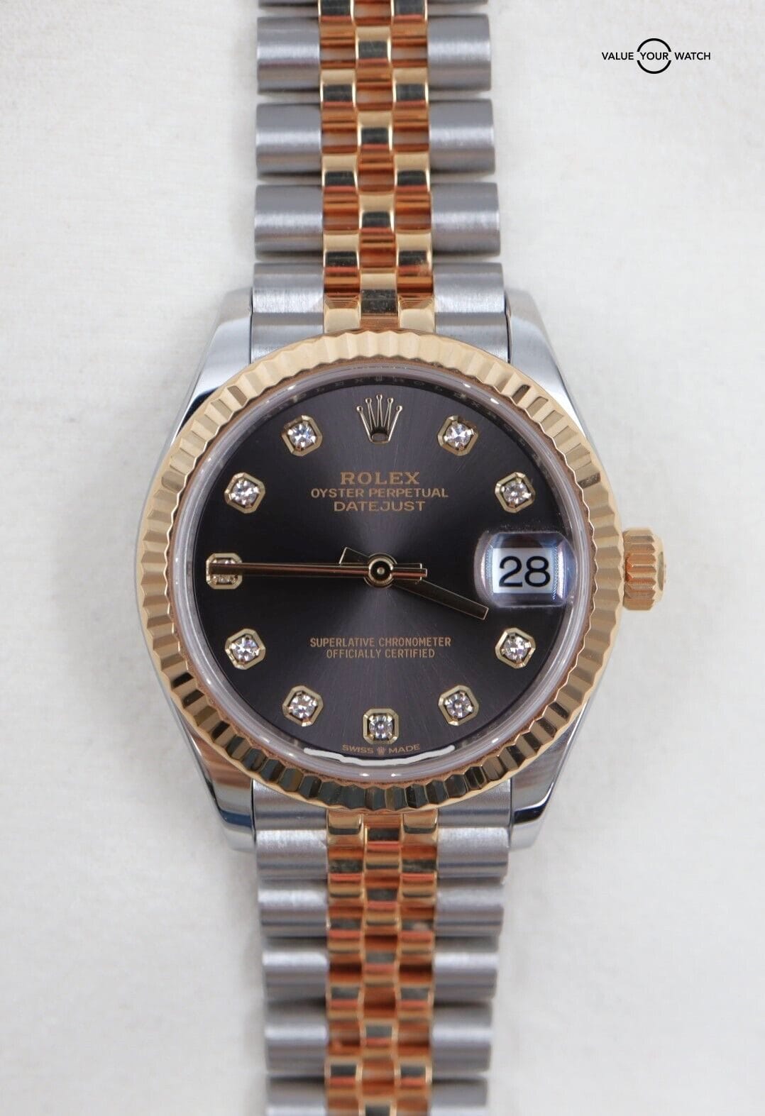 Rolex Datejust 31 278273 Grey Diamond Dial Boxes/Papers! - Image 9