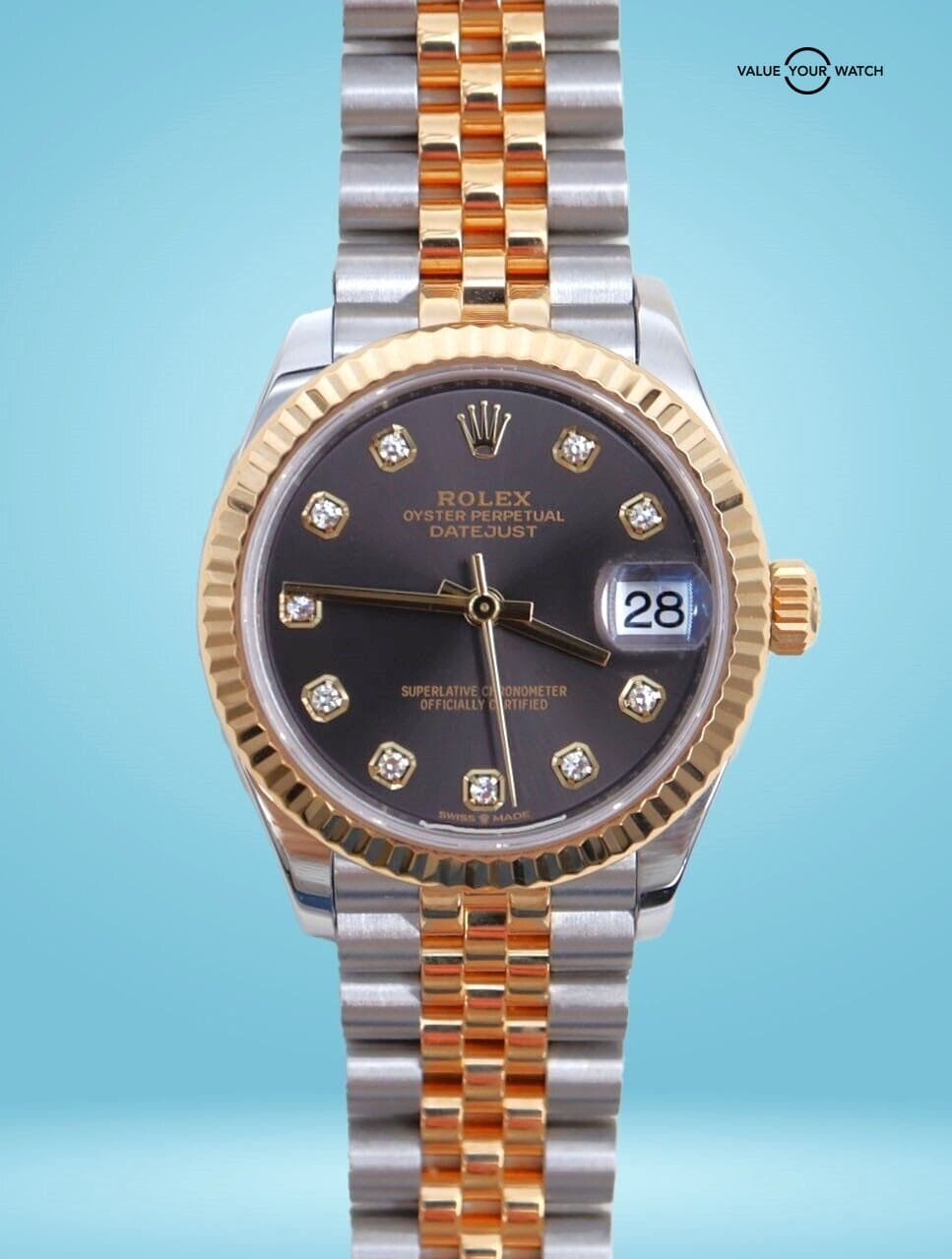 Rolex Datejust 31 278273 Grey Diamond Dial Boxes/Papers! - Image 13