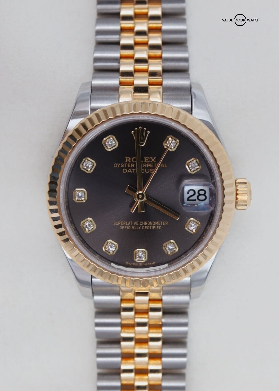 Rolex Datejust 31 278273 Grey Diamond Dial Boxes/Papers! - Image 16