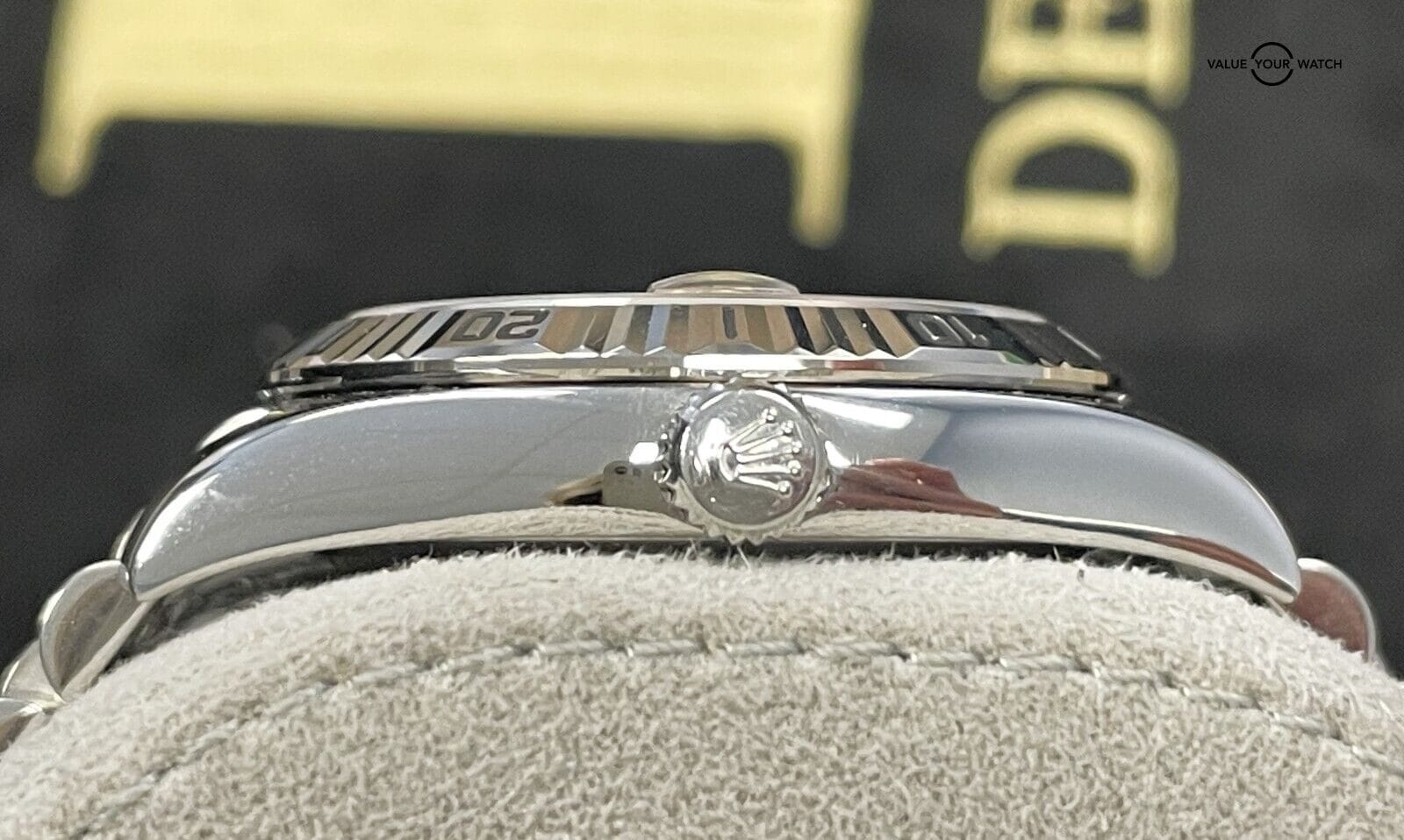 Rolex Datejust Turn-O-Graph 116264 Black Dial Jubilee Stainless Steel SERVICED! - Image 4