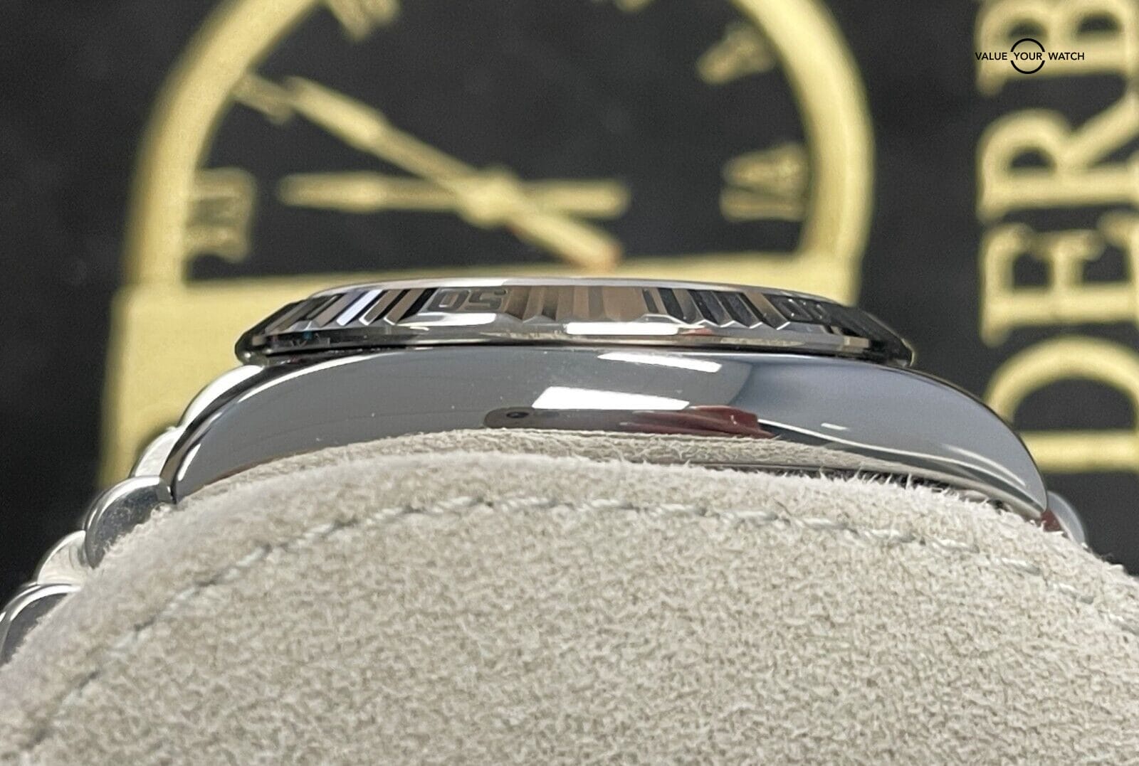 Rolex Datejust Turn-O-Graph 116264 Black Dial Jubilee Stainless Steel SERVICED! - Image 5