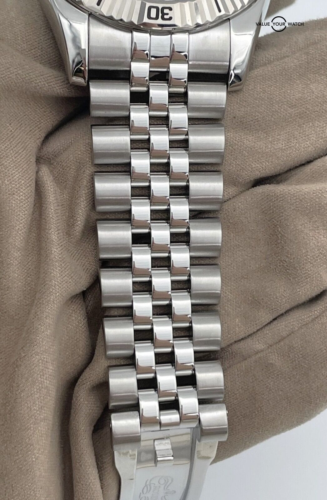 Rolex Datejust Turn-O-Graph 116264 Black Dial Jubilee Stainless Steel SERVICED! - Image 9