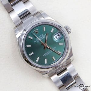 2024 Rolex Datejust 31 278240 Mint Green Stainless Steel BOXES/PAPERS!
